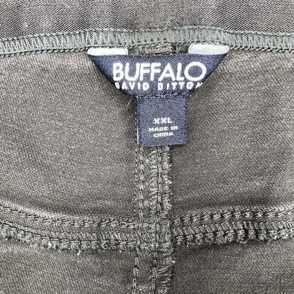 Buffalo David Bitton Olive Green High Rise Pull On Jegging Jeans Pants XXL - Picture 7 of 11